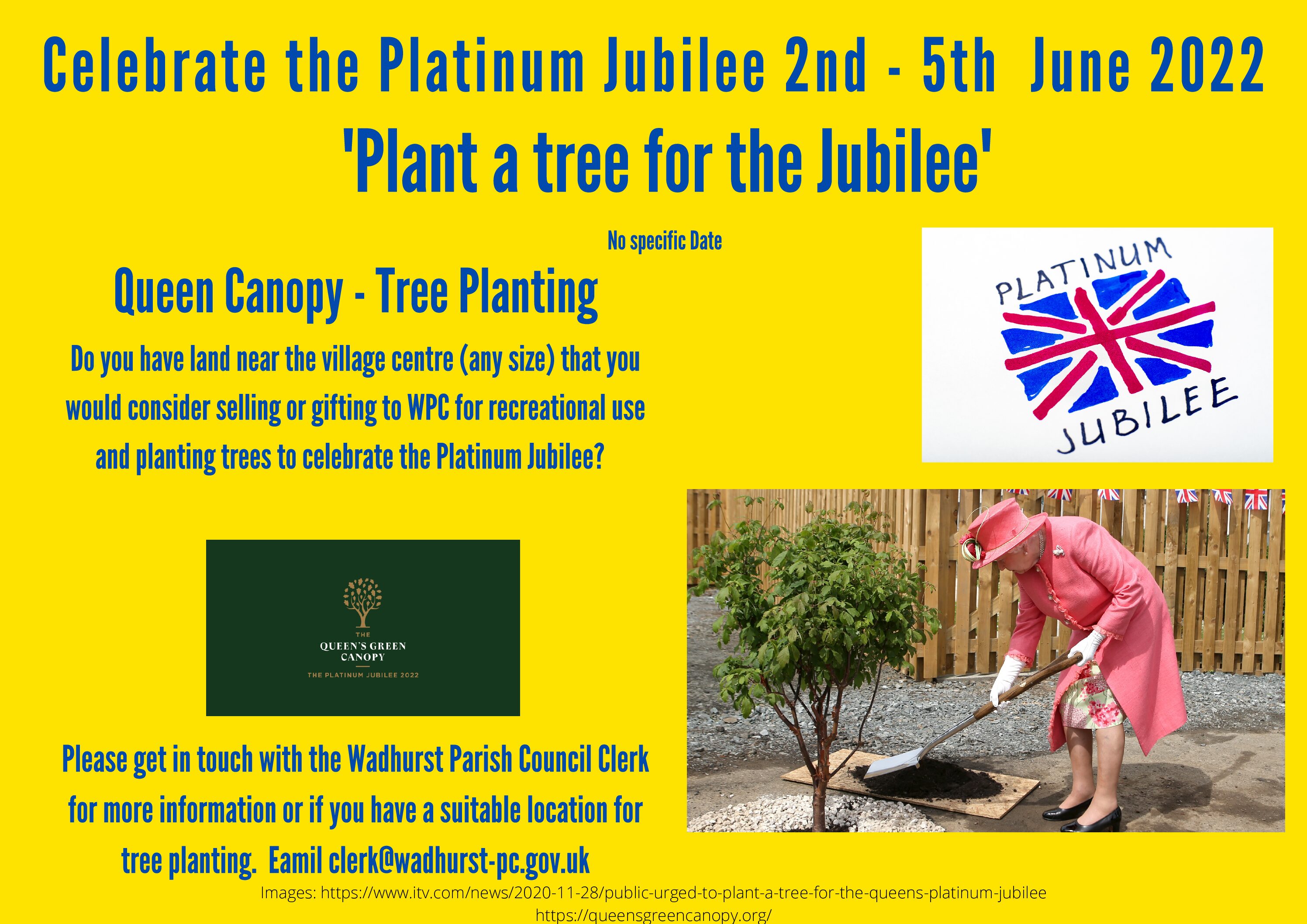 Plant a tree for the Jubilee